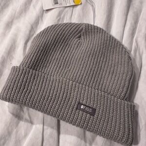 Figs Grey Knitted Beanie